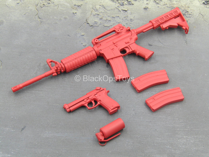 Load image into Gallery viewer, US Navy VBSS - Red Training Rifle &amp; Equipment Set
