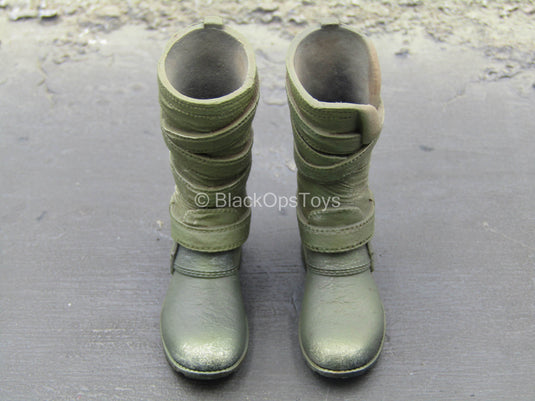 Detroit Revolution - Kara - Weathered Boots (Peg Type)