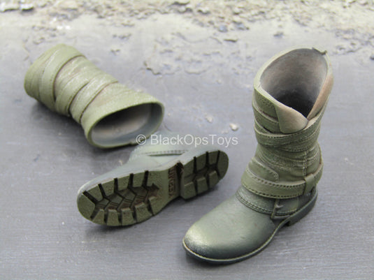 Detroit Revolution - Kara - Weathered Boots (Peg Type)