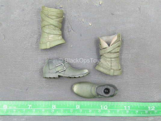 Detroit Revolution - Kara - Weathered Boots (Peg Type)
