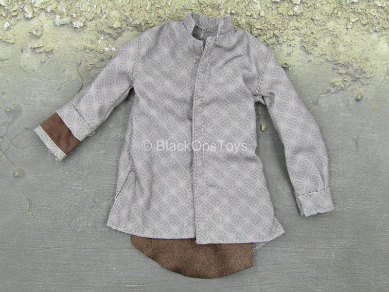 Load image into Gallery viewer, Detroit Revolution - Kara - Gray Pattern Button-Up

