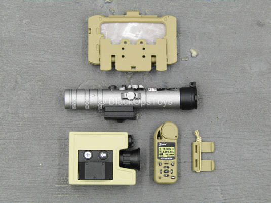 Tan Arm Map Board, Laser, Tan Range Finder, & Phone