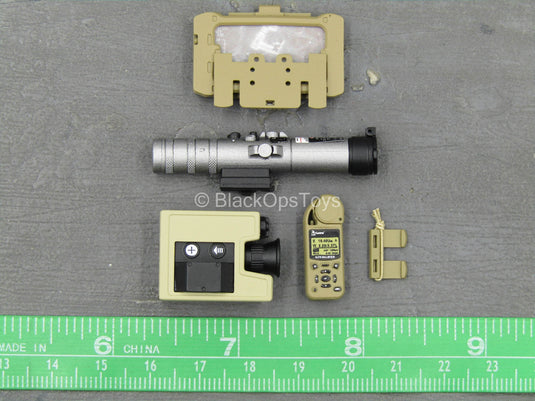 Tan Arm Map Board, Laser, Tan Range Finder, & Phone
