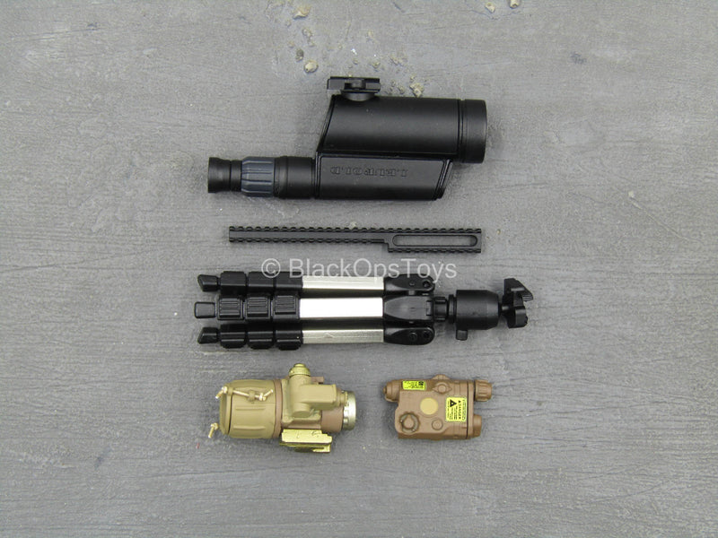 Load image into Gallery viewer, Spotting Scope w/NVG Scope, PEQ &amp; Tripod
