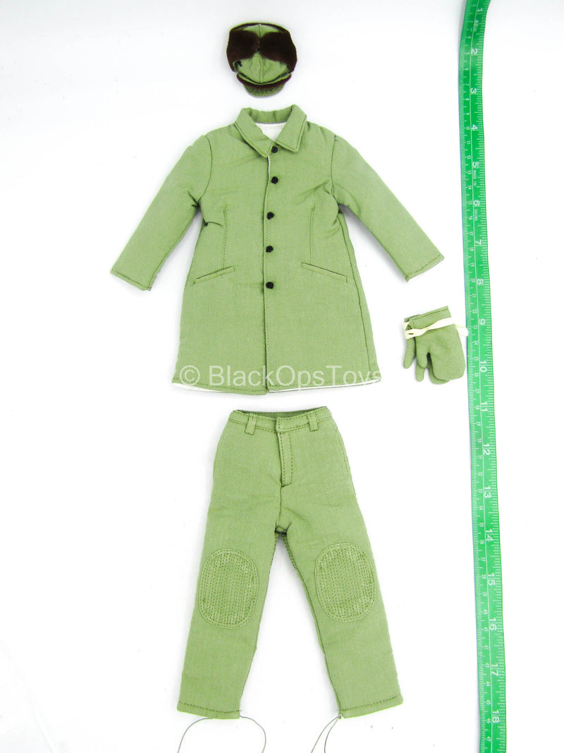 Load image into Gallery viewer, Brave In Triangle - Green Cold Weather Military Uniform Set
