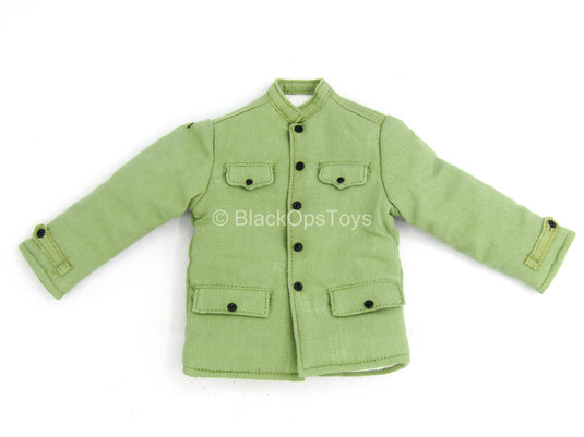 Brave In Triangle - Green Military Coat
