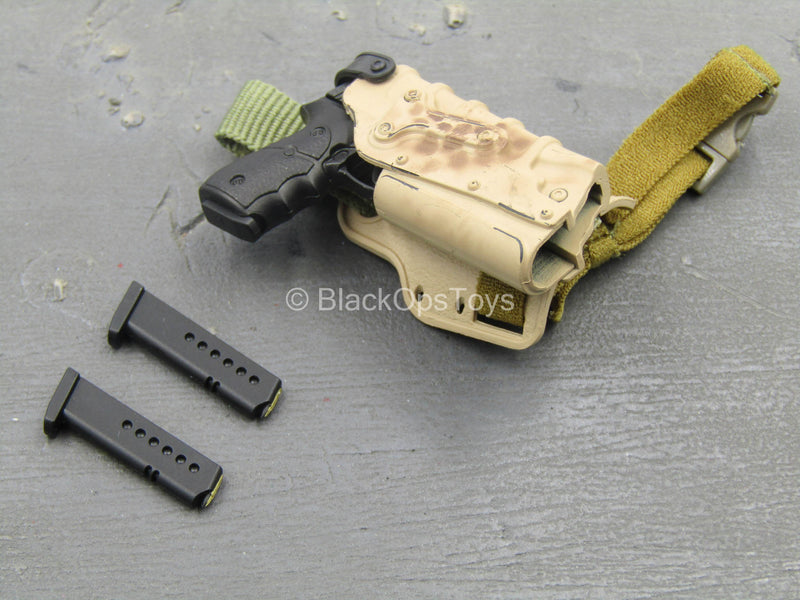Load image into Gallery viewer, NSW Marksman Rifle - P226 Pistol w/Drop Leg Holster Type 2
