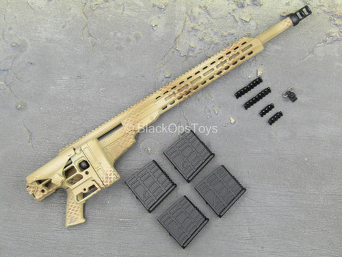Tan Desert Camo MK22 MOD0 ASR Bolt Action Sniper Rifle