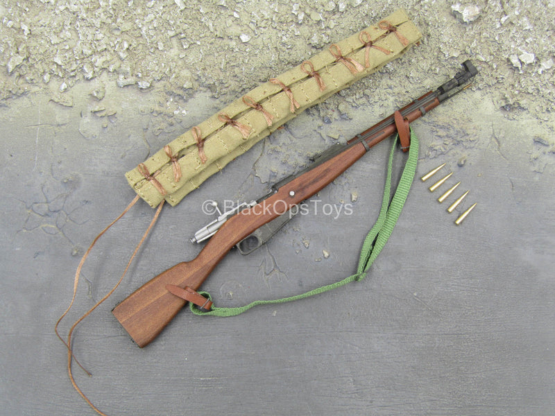 Load image into Gallery viewer, Brave In Triangle - Wood &amp; Metal Mosin-Nagant 1944 Karabina Rifle
