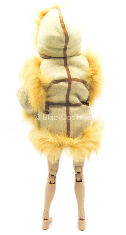 Apexplorers - Ice & Laser - Tan Fur-Like Winter Jacket