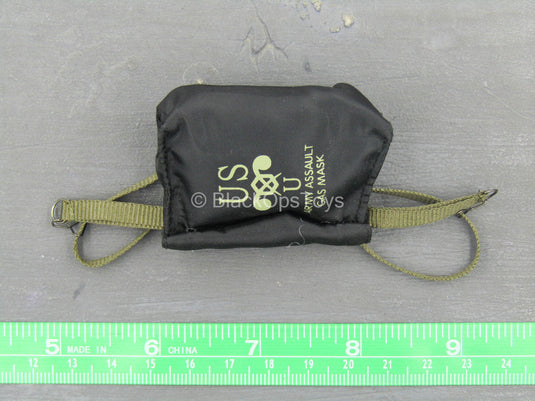 WWII - 2nd Ranger Battalion - Black Gas Mask Pouch