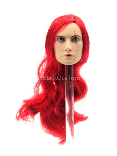 Blade Girl - Red Head Female Head Sculpt w/Scar