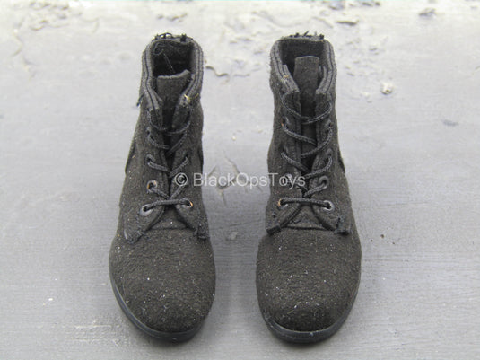 WWII - German Black Boots (Foot Type)