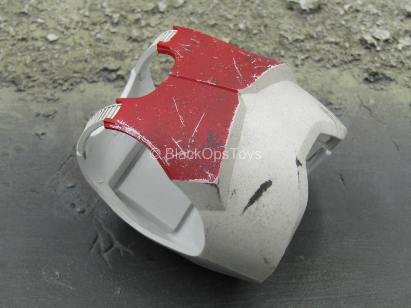 Load image into Gallery viewer, Star Wars - Coruscant Guard - Red &amp; White Weathered Chest Armor

