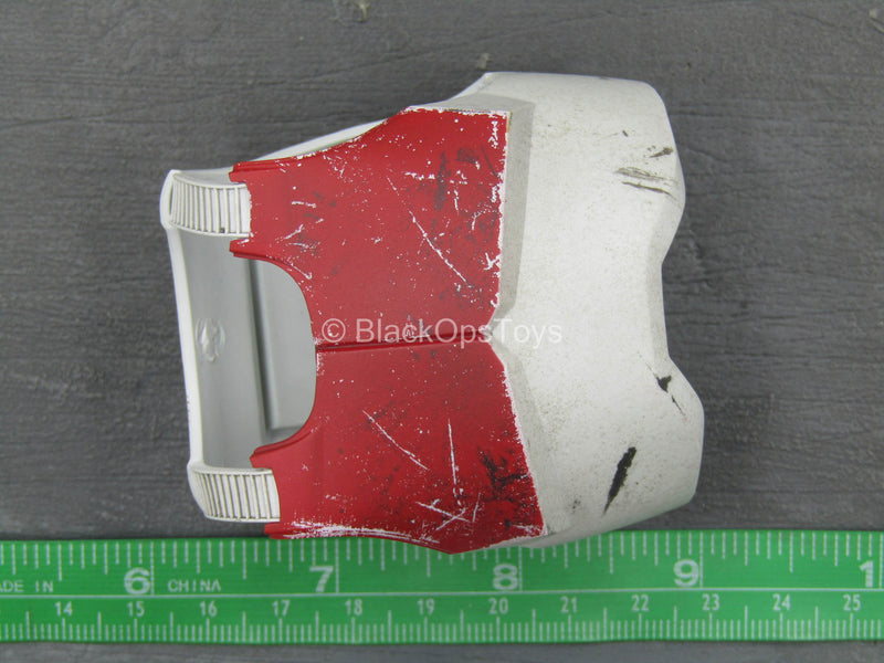 Load image into Gallery viewer, Star Wars - Coruscant Guard - Red &amp; White Weathered Chest Armor
