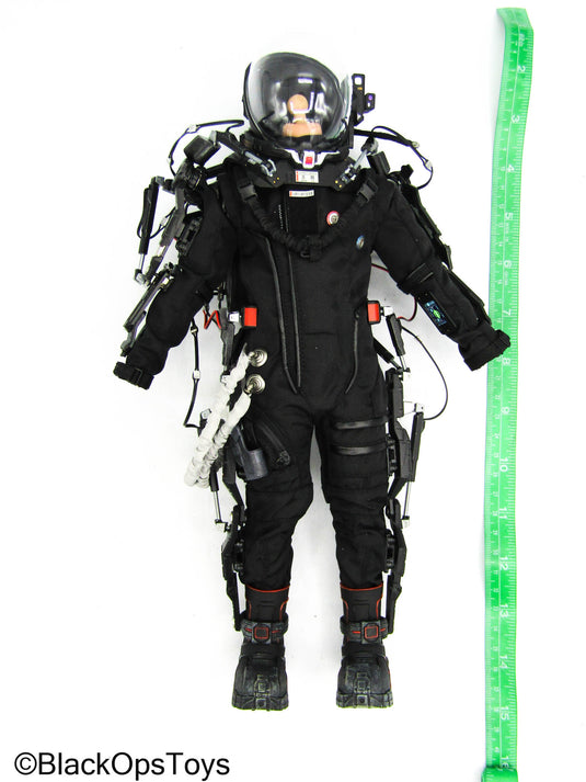 The Wandering Earth - Detailed Black Exo-Suit w/Helmet & Stand