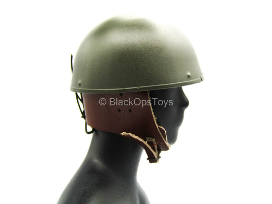 WWII - British Army - Metal Green Helmet