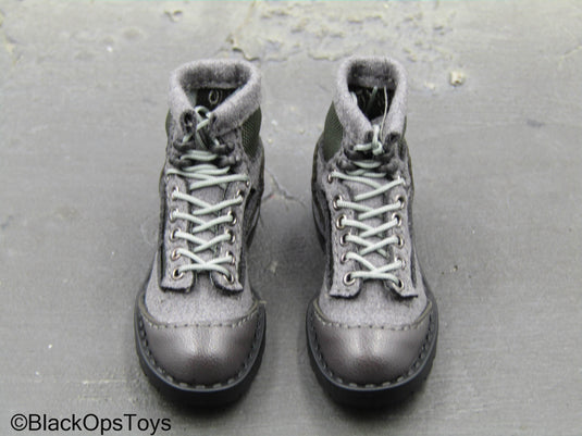 Task Force 58 PO1 Brad - Grey Cloth Combat Boots (Peg Type)