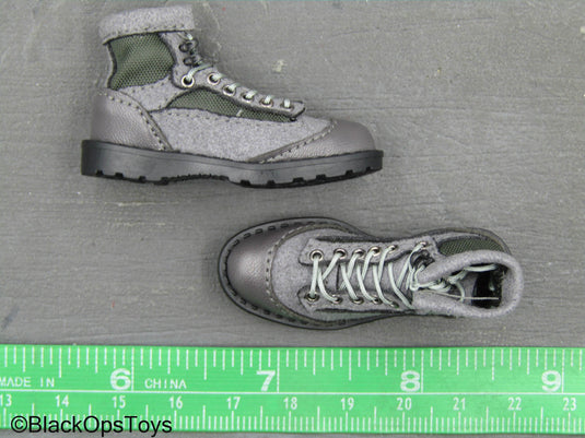 Task Force 58 PO1 Brad - Grey Cloth Combat Boots (Peg Type)