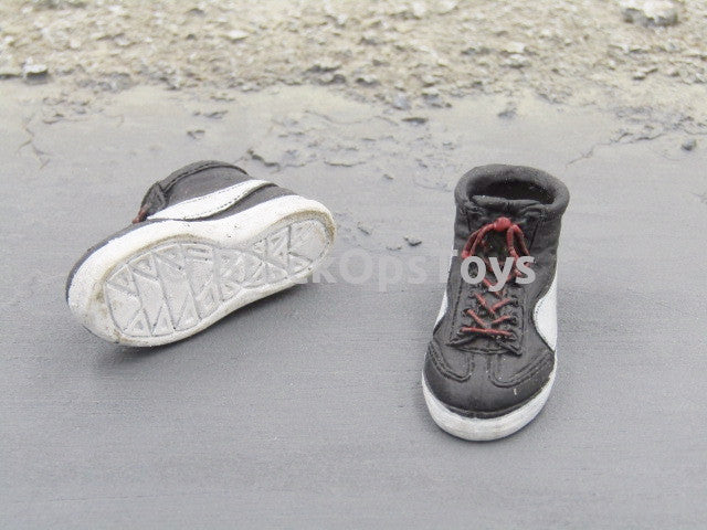 Load image into Gallery viewer, Spinal Tap Exclusive Series Black Worn Out Sneakers (Rubber)
