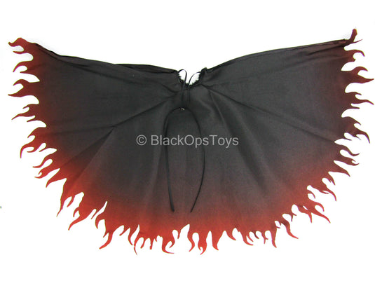Joan Of Arc - Black & Red Female Wired Cape
