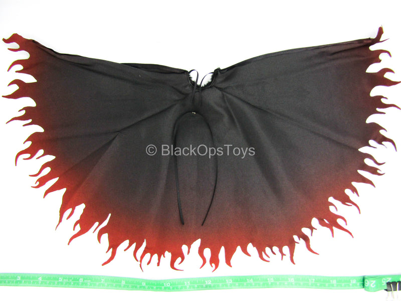 Load image into Gallery viewer, Joan Of Arc - Black &amp; Red Female Wired Cape
