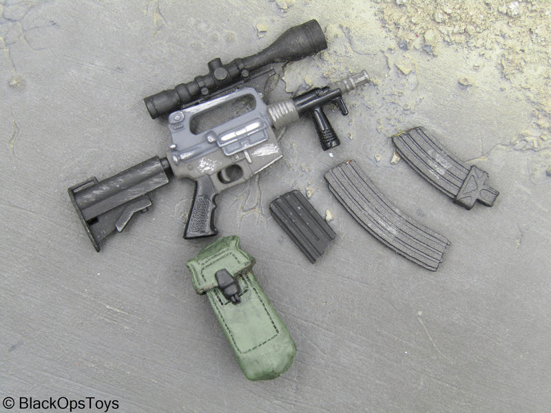 Load image into Gallery viewer, SBR Rifle Scoped w/Molded Magazine Pouch
