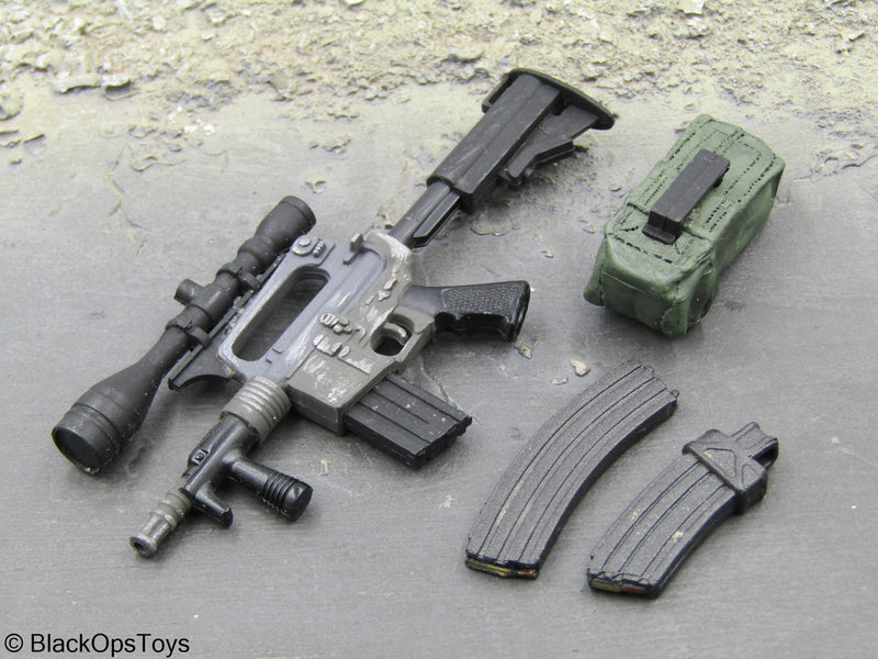 Load image into Gallery viewer, SBR Rifle Scoped w/Molded Magazine Pouch
