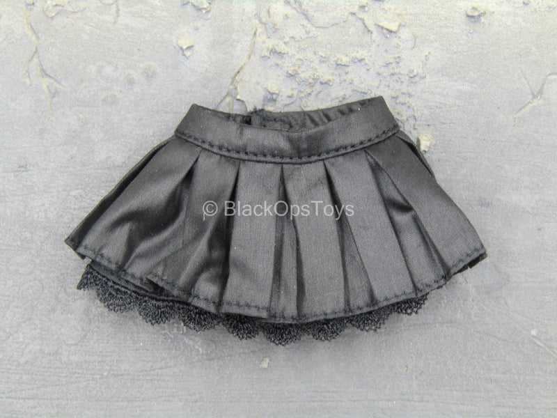 Load image into Gallery viewer, Joan Of Arc - Black Leather Like Female Skirt
