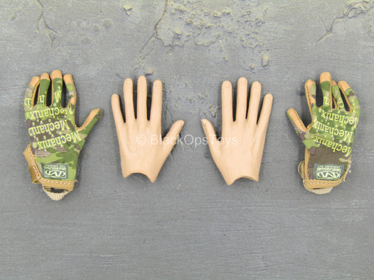 Seal Team 6 DEVGRU - Tropical Multicam Gloves w/Bendy Hands