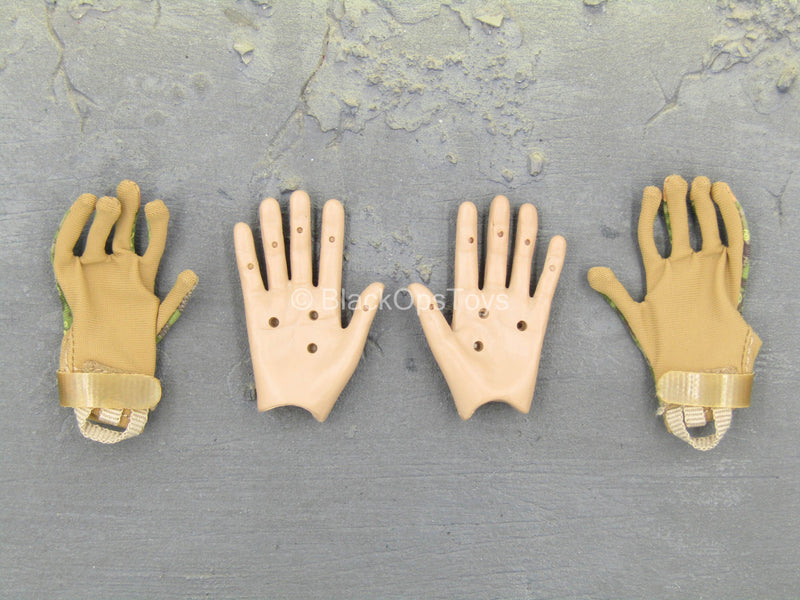 Load image into Gallery viewer, Seal Team 6 DEVGRU - Tropical Multicam Gloves w/Bendy Hands
