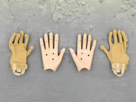 Seal Team 6 DEVGRU - Tropical Multicam Gloves w/Bendy Hands