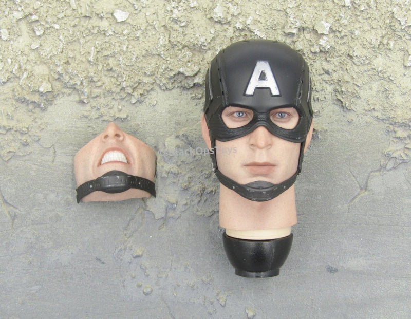 Load image into Gallery viewer, CAPTAIN AMERICA - Heads Sculpt w/Magnetic Face Variant
