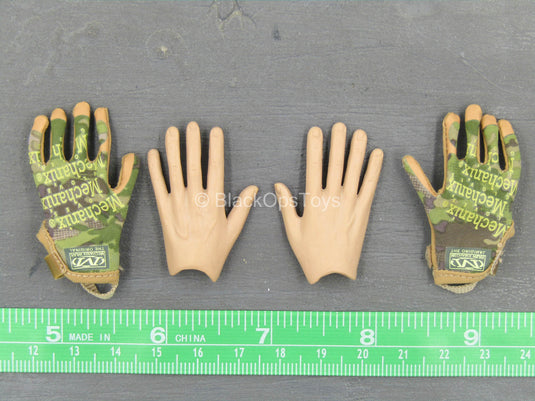 Seal Team 6 DEVGRU - Tropical Multicam Gloves w/Bendy Hands