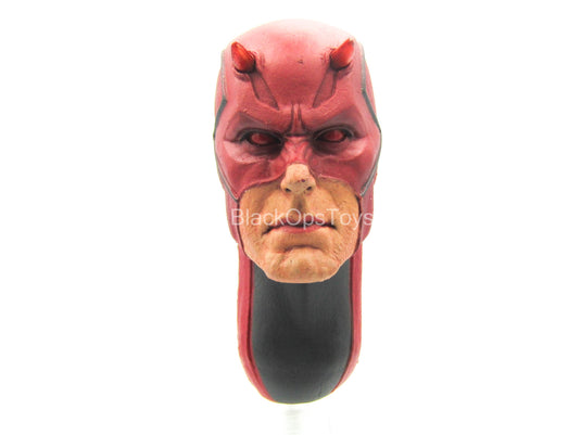 Daredevil - Black & Red Masked Male Head Sculpt (READ DESC)