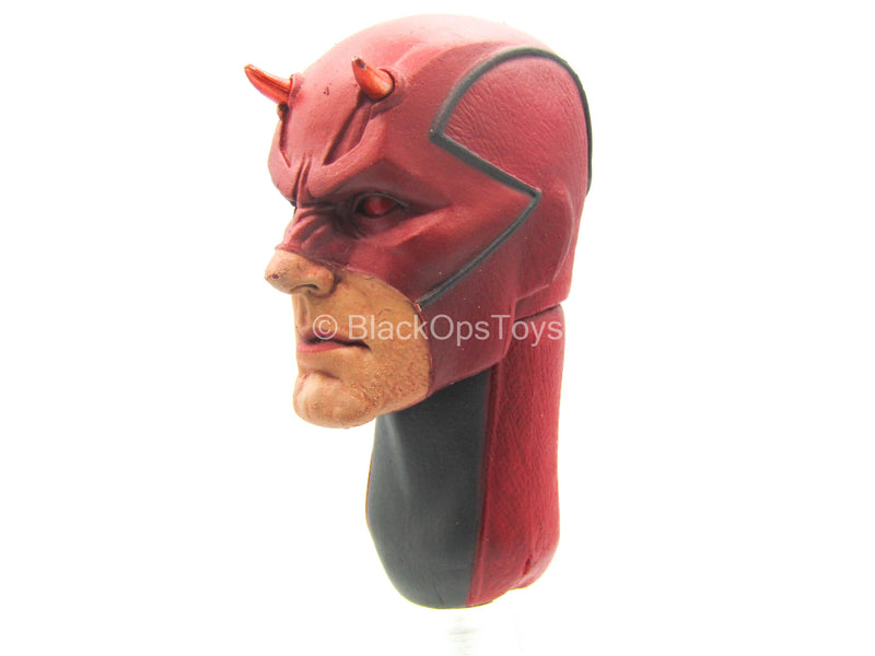 Load image into Gallery viewer, Daredevil - Black &amp; Red Masked Male Head Sculpt (READ DESC)
