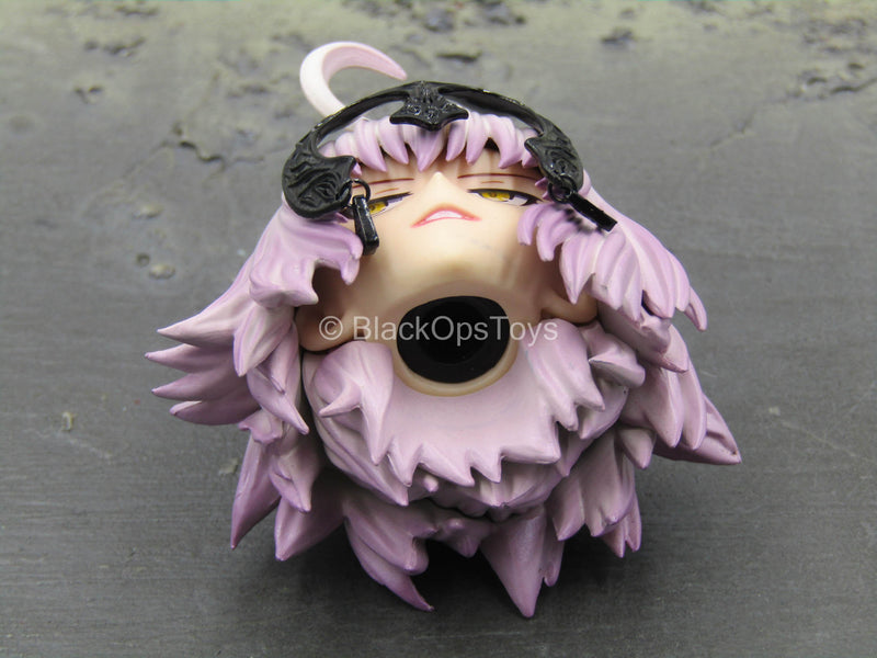 Load image into Gallery viewer, Joan Of Arc - Female Anime Head Sculpt w/Pink Hair (READ DESC)
