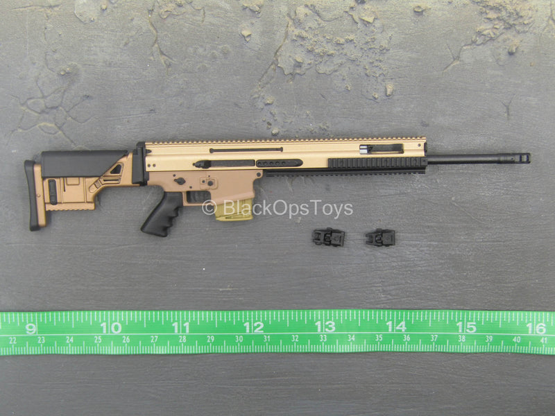 Load image into Gallery viewer, Fixed Stock FDE 6.5 Creedmoor SCAR DMR Rifle
