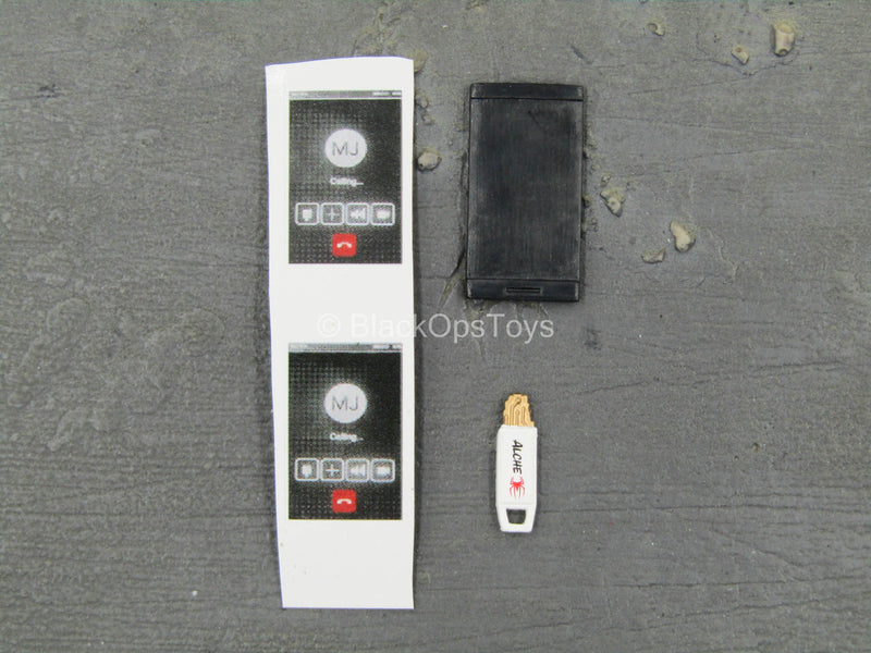 Load image into Gallery viewer, Middle Aged Spiderman - Cellphone &amp; Flashdrive Set

