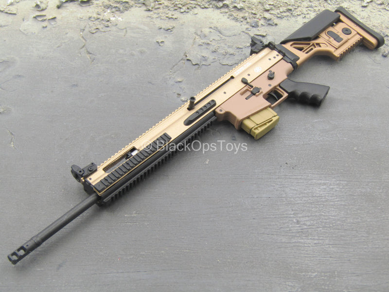 Load image into Gallery viewer, Fixed Stock FDE 6.5 Creedmoor SCAR DMR Rifle
