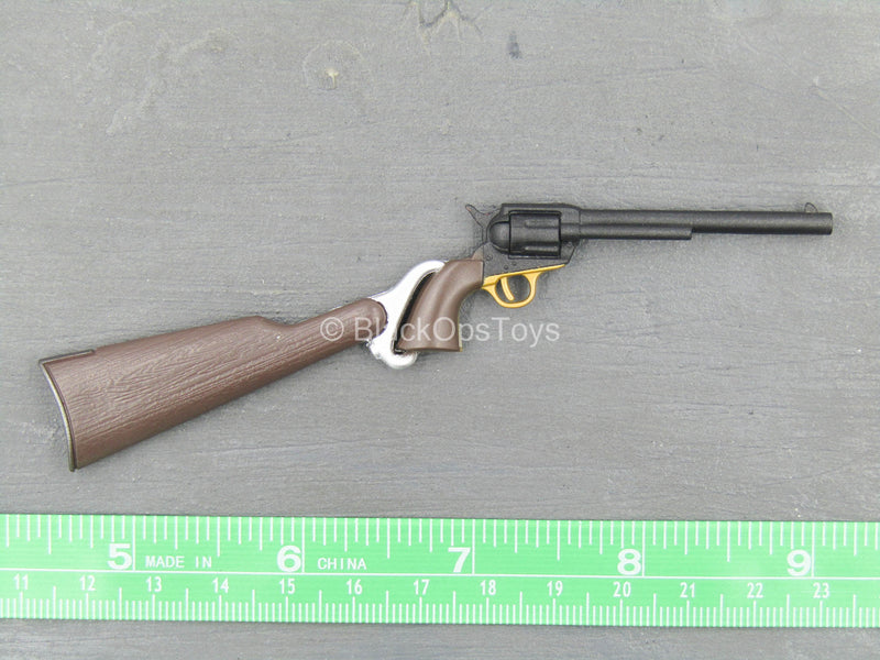 Load image into Gallery viewer, Cowboy - The Bad - Navy Colt Revolver w/Buttstock
