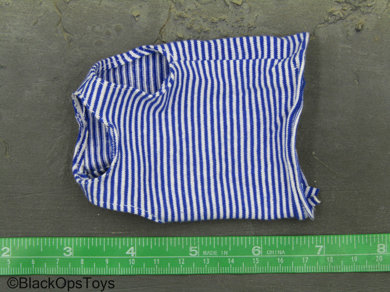 Load image into Gallery viewer, Military Police Of Russia - Blue &amp; White Striped Shirt

