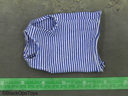 Military Police Of Russia - Blue & White Striped Shirt