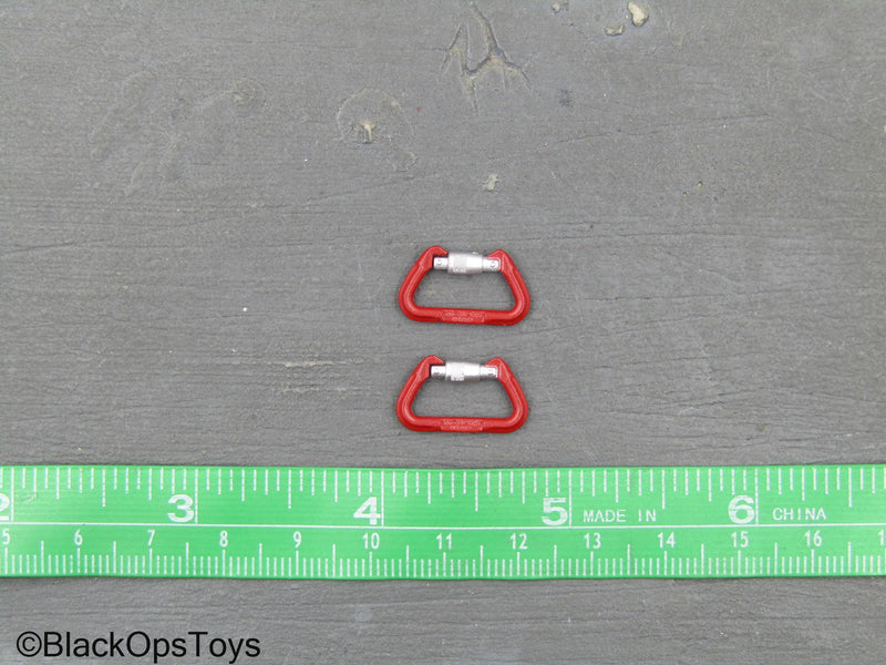 Load image into Gallery viewer, Military Police Of Russia - Red Carabiners (x2)
