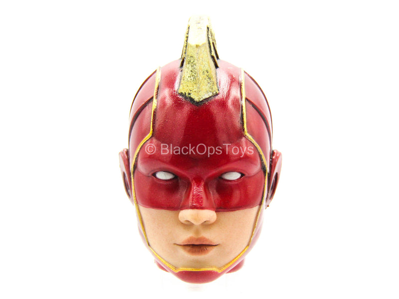 Load image into Gallery viewer, Universe Superhuman - Female Head Sculpt w/Red Helmet
