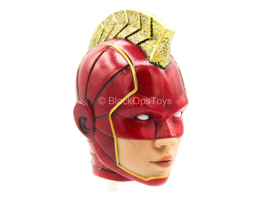 Universe Superhuman - Female Head Sculpt w/Red Helmet