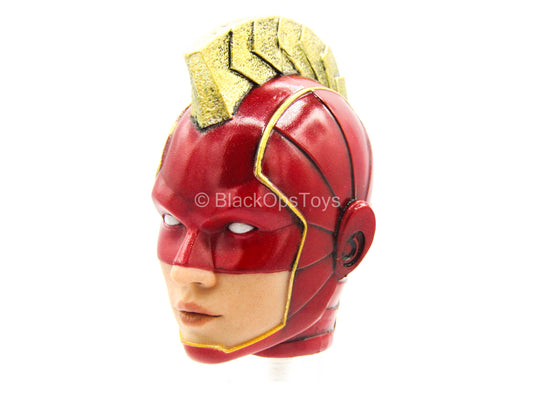 Universe Superhuman - Female Head Sculpt w/Red Helmet