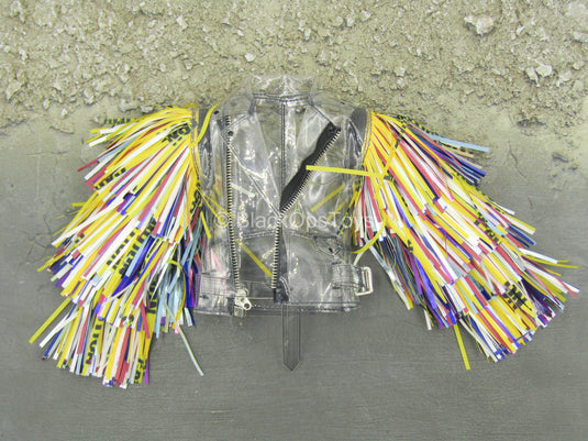 Birds Of Prey Harley Quinn Female Caution Tape Jacket – BlackOpsToys