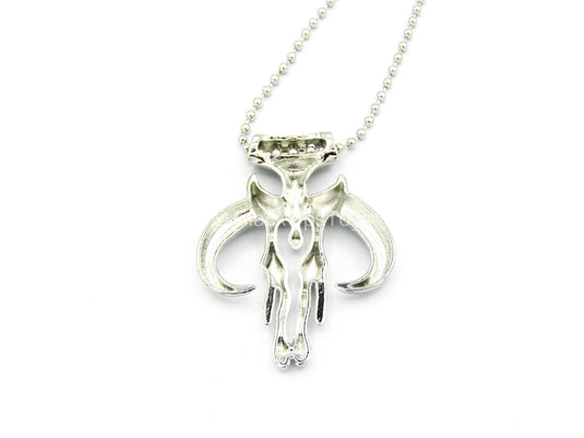 1/1 Scale - The Mandalorian - Metal Mythosaur Skull Necklace