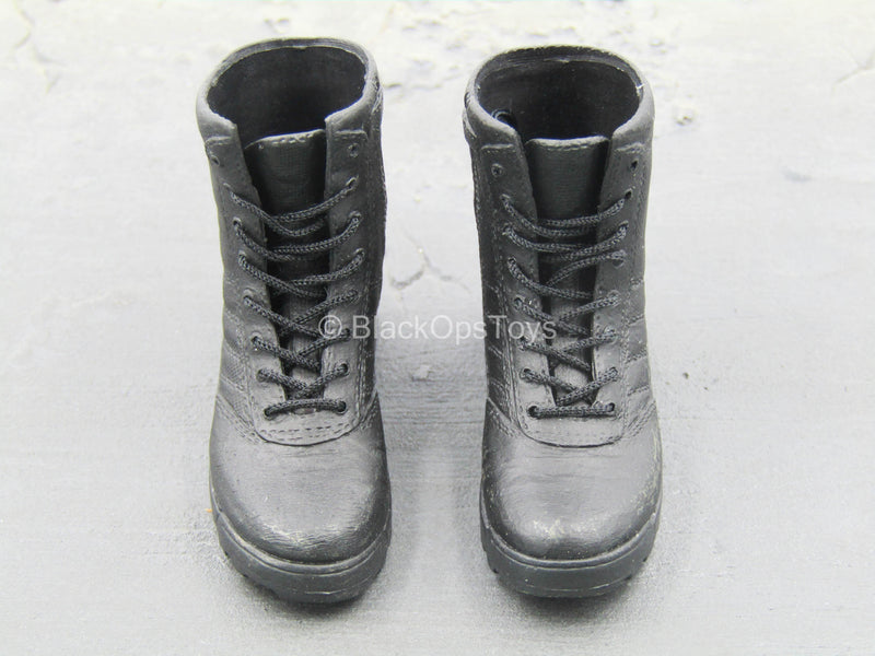 Load image into Gallery viewer, LAPD - SWAT - Black Tactical Boots (Foot Type)

